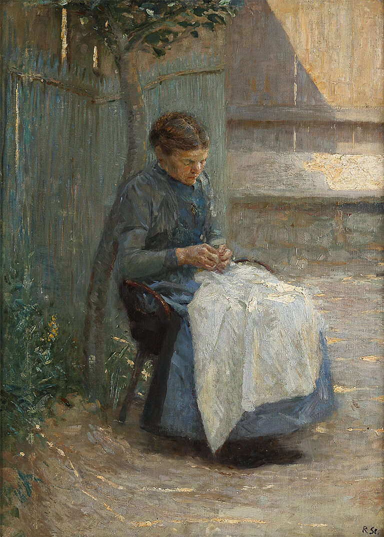 Robert Sterl: Französische Näherin, 1893	