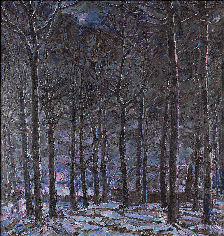 Peter August Böckstiegel: Heimkehr (Winter in Arrode), 1951