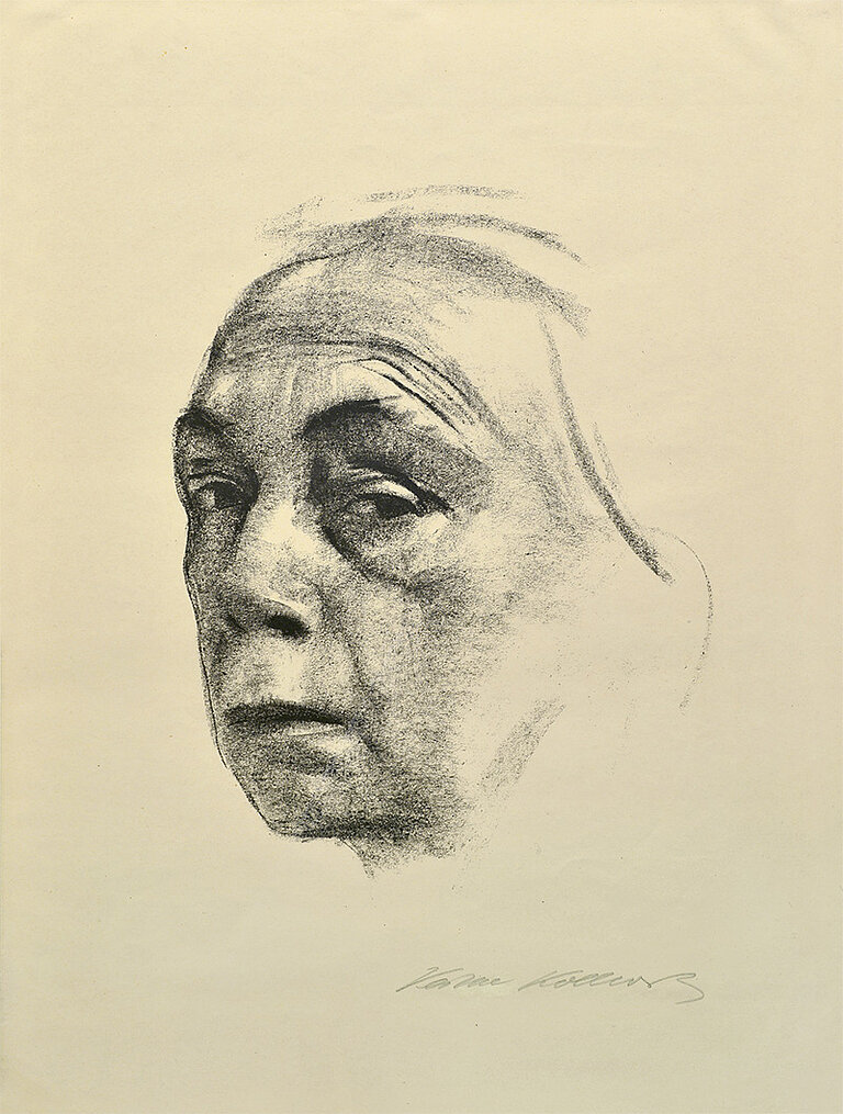 Käthe Kollwitz: Selbstbildnis, 1924