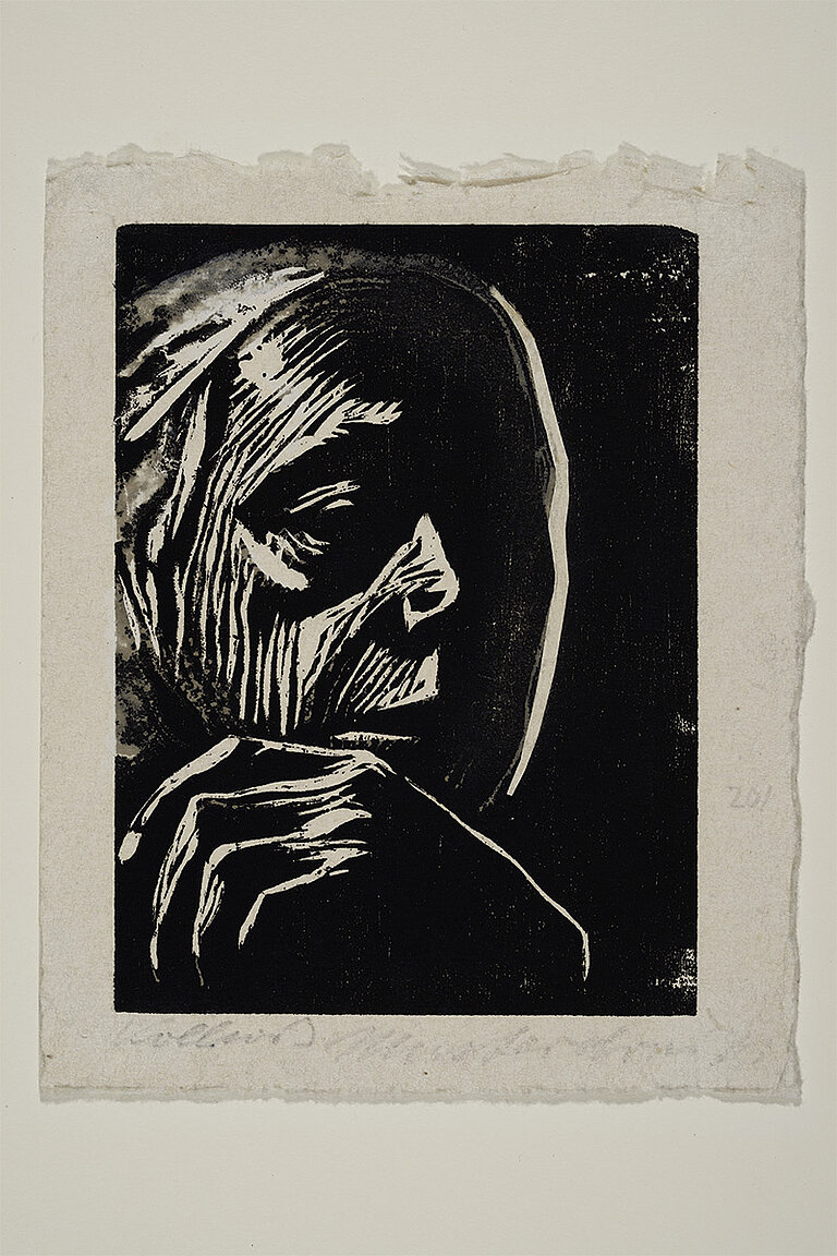 Käthe Kollwitz: Selbstbildnis, 1922