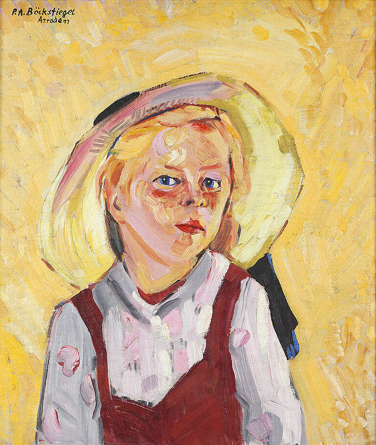 Peter August Böckstiegel: Bauernkind aus Arrode, 1911