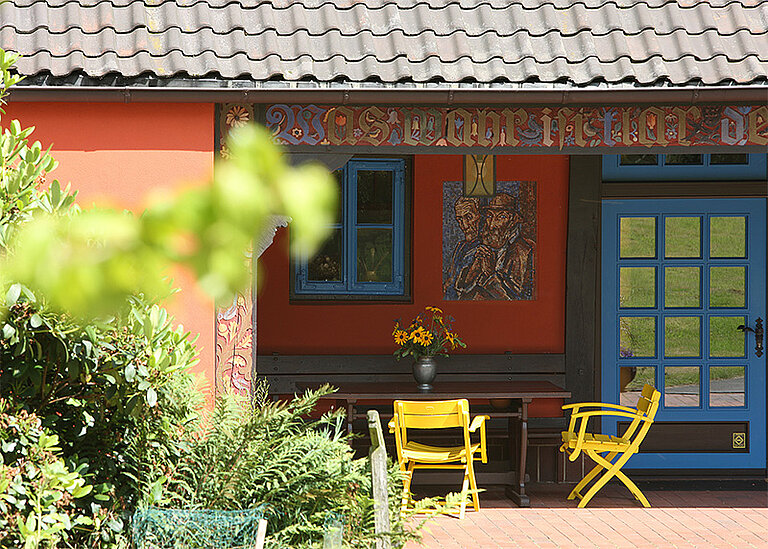 Blick auf das Künstlerhaus von außen