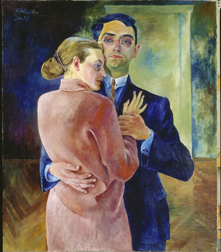 Conrad Felixmüller: Selbstbildnis mit Frau, 1927