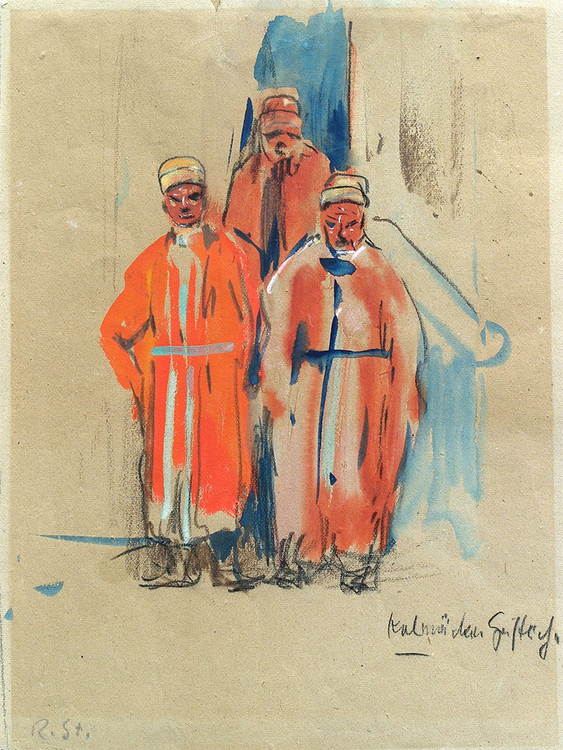 Robert Sterl: Kalmückische Geistliche, 1914