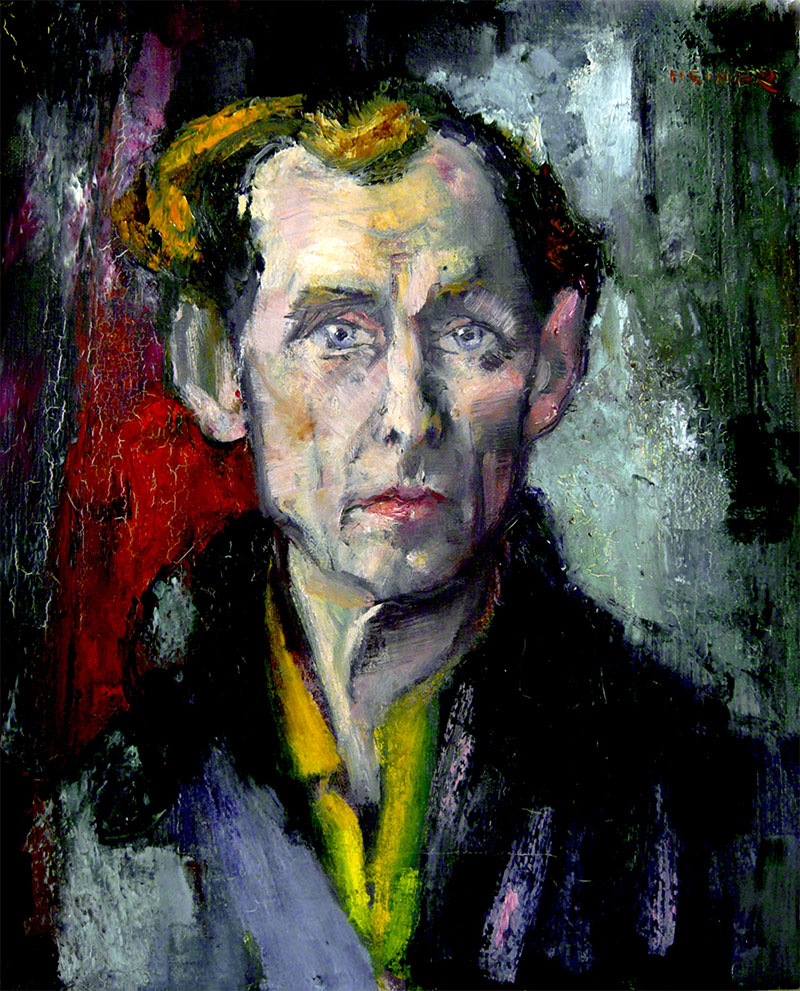 Wilhelm Heiner: Selbstbildnis, 1945